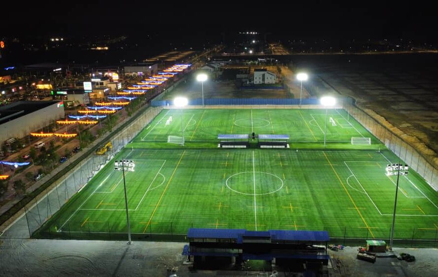 Professional sports lighting solutions for fields, courts, and stadiums_Completed outdoor lighting projects showcasing Archilux installations
