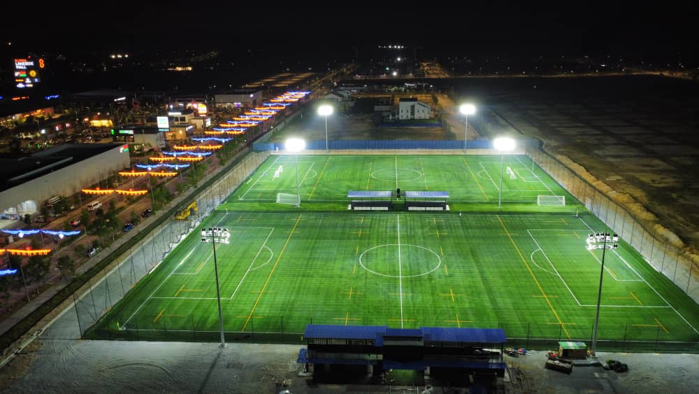 Professional sports lighting solutions for fields, courts, and stadiums_Completed outdoor lighting projects showcasing Archilux installations