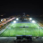Professional sports lighting solutions for fields, courts, and stadiums_Evenly distributed LED lighting for outdoor football field by Archilux_Evenly distributed LED lighting for outdoor football field by Archilux
