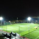 Professional sports lighting solutions for fields, courts, and stadiums_Evenly distributed LED lighting for outdoor football field by Archilux