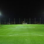 Professional sports lighting solutions for fields, courts, and stadiums_Evenly distributed LED lighting for outdoor football field by Archilux