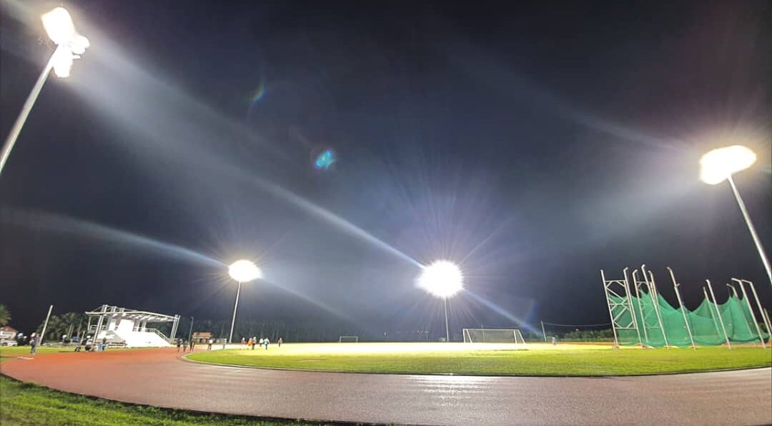 Professional sports lighting solutions for fields, courts, and stadiums_High-performance stadium lighting system installed by Archilux