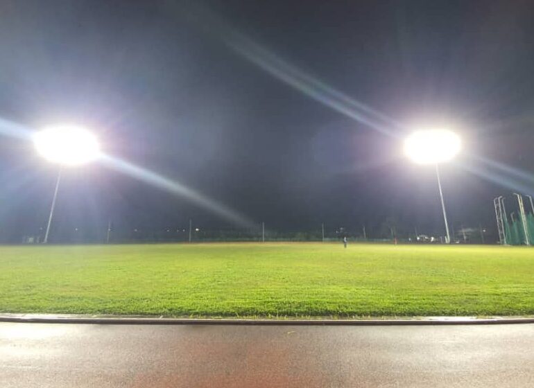 Professional sports lighting solutions for fields, courts, and stadiums_High-performance stadium lighting system installed by Archilux