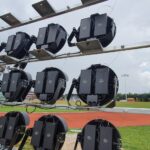 Professional sports lighting solutions for fields, courts, and stadiums_High-performance stadium lighting system installed by Archilux